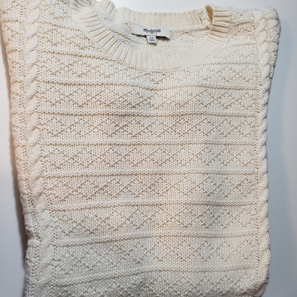 Madewell White sweater - Picture 6 of 6